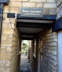 Looking towards our room